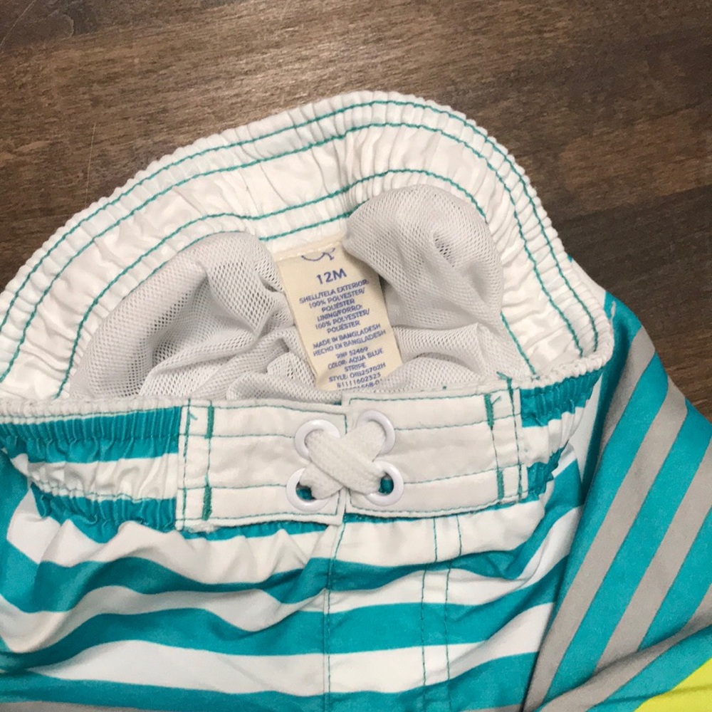 OP lined swim trunks - size 12 months - Picture 3 of 3